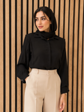 شومیزالیزه مشکی با تخفیف ویژه محرمی